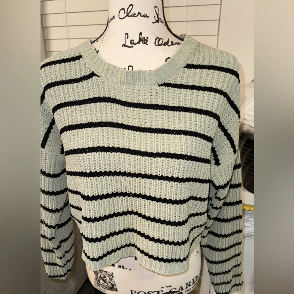 Striped Knit Sweater - Picture 3 of 7